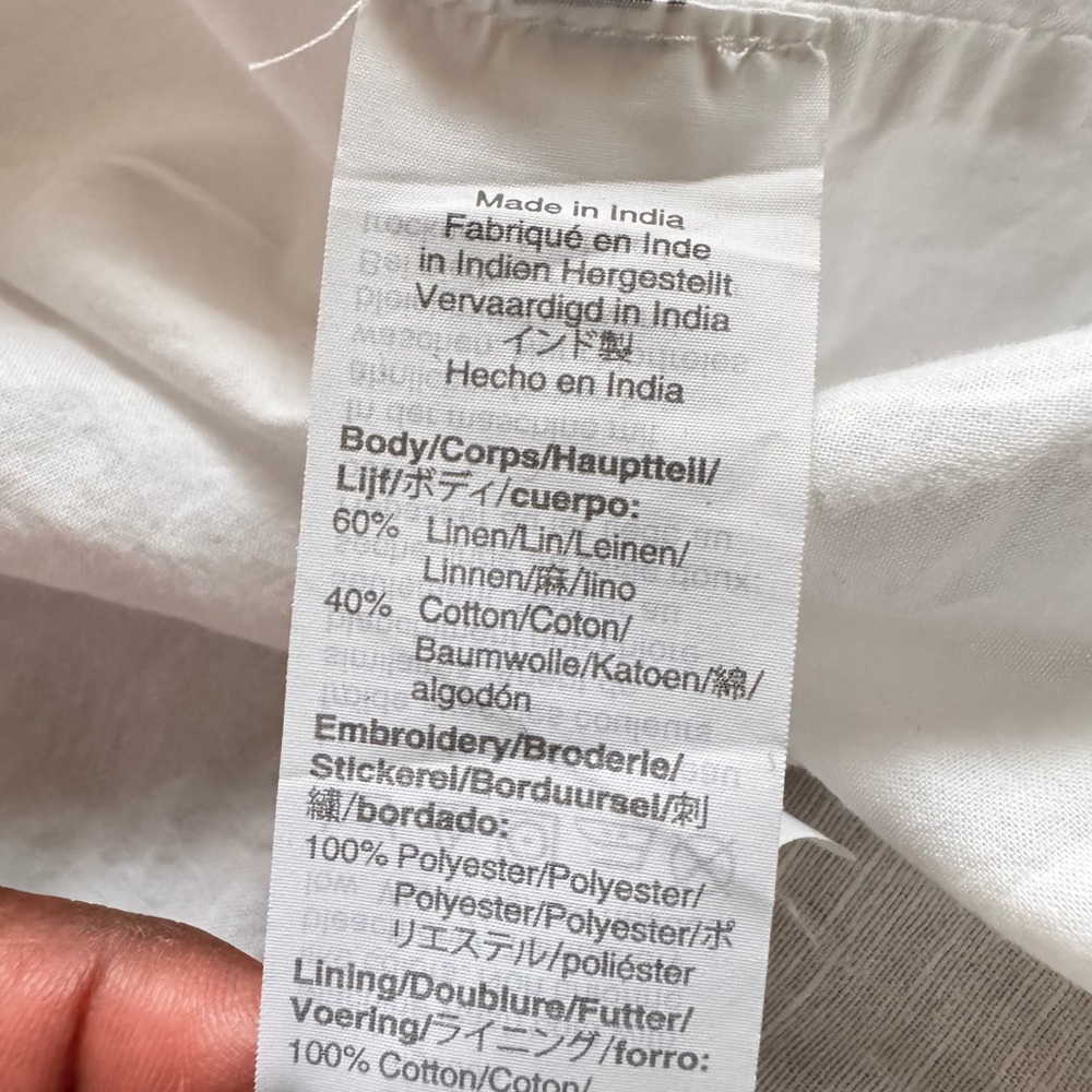 J Crew Ruffle Embroidery White Dress - Picture 12 of 13